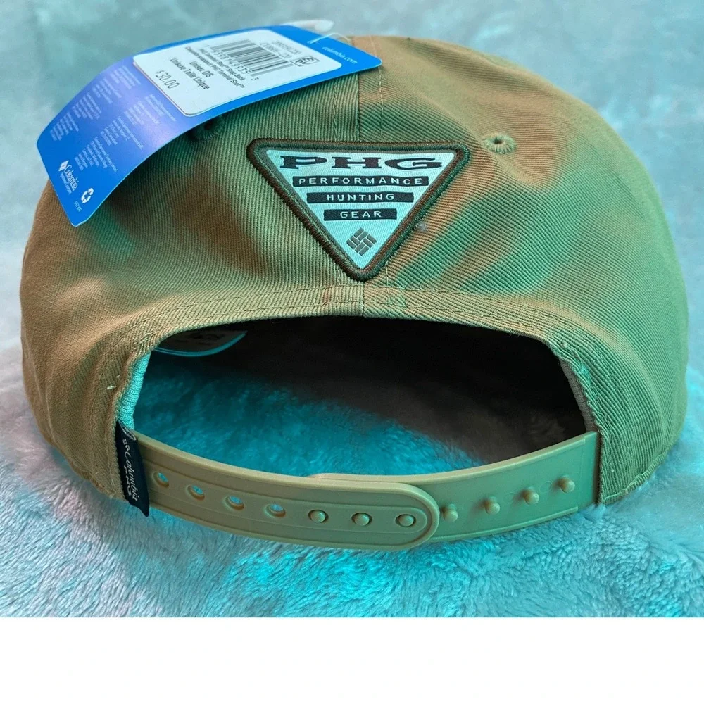 Columbia PHG Terminal Shot Snapback Unisex OS Green Hunting Workwear Trucker Hat